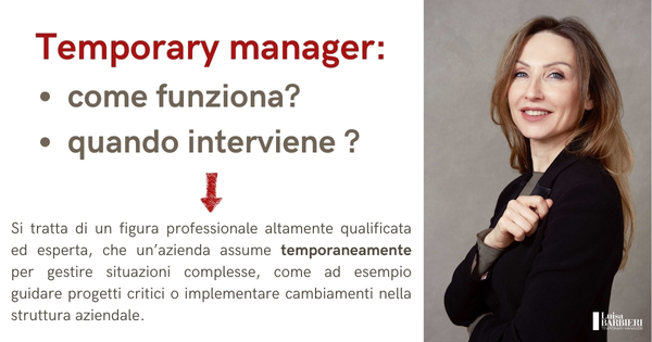 temporary manager |come funziona quanto interviene